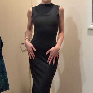 Zara Black Sleeveless Dress